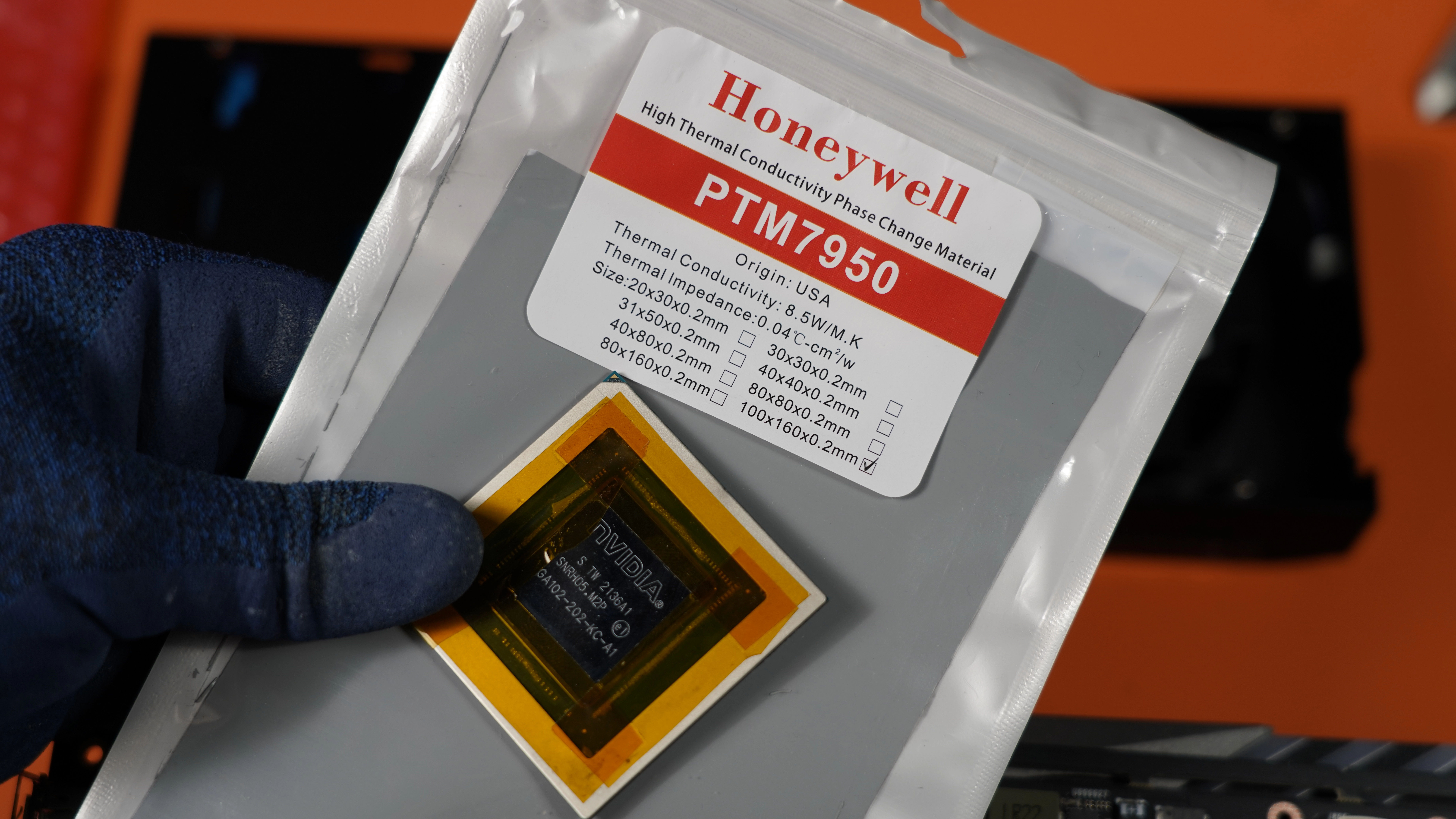 Honeywell PTM7950 thermal pads